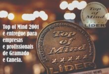 Photo of Empresas e profissionais de Gramado e Canela recebem prêmio Top of Mind 2021